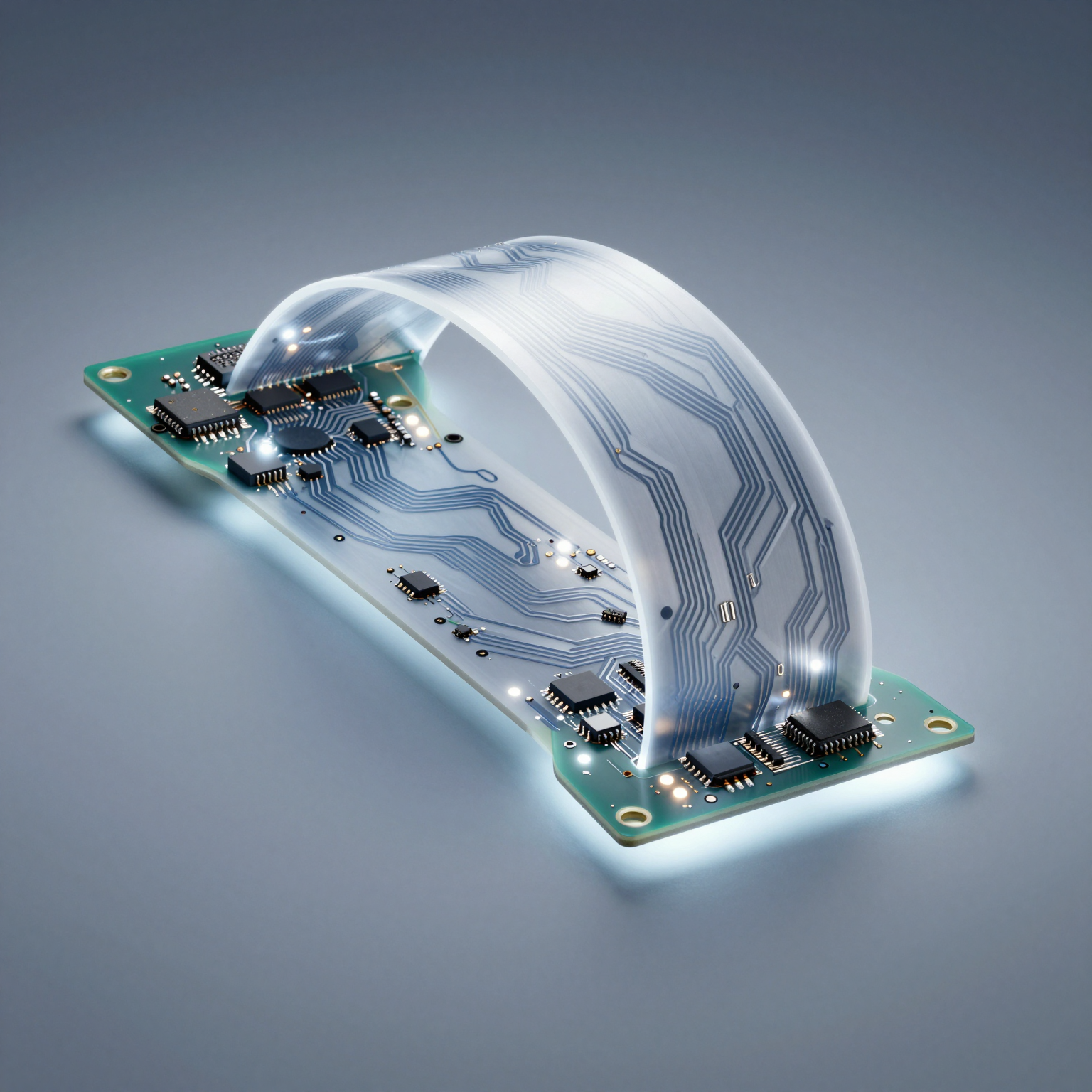 Fleksibelt kretskort i aksjon: Bøyelig elektronikk for wearables