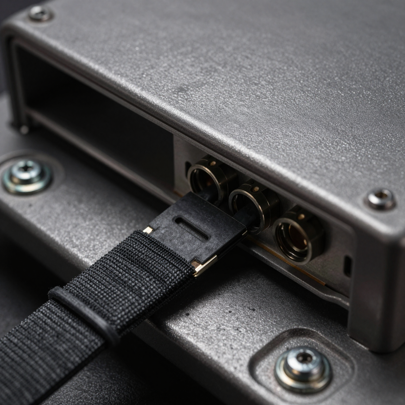 EMI shielding with conductive gaskets and grounded connections